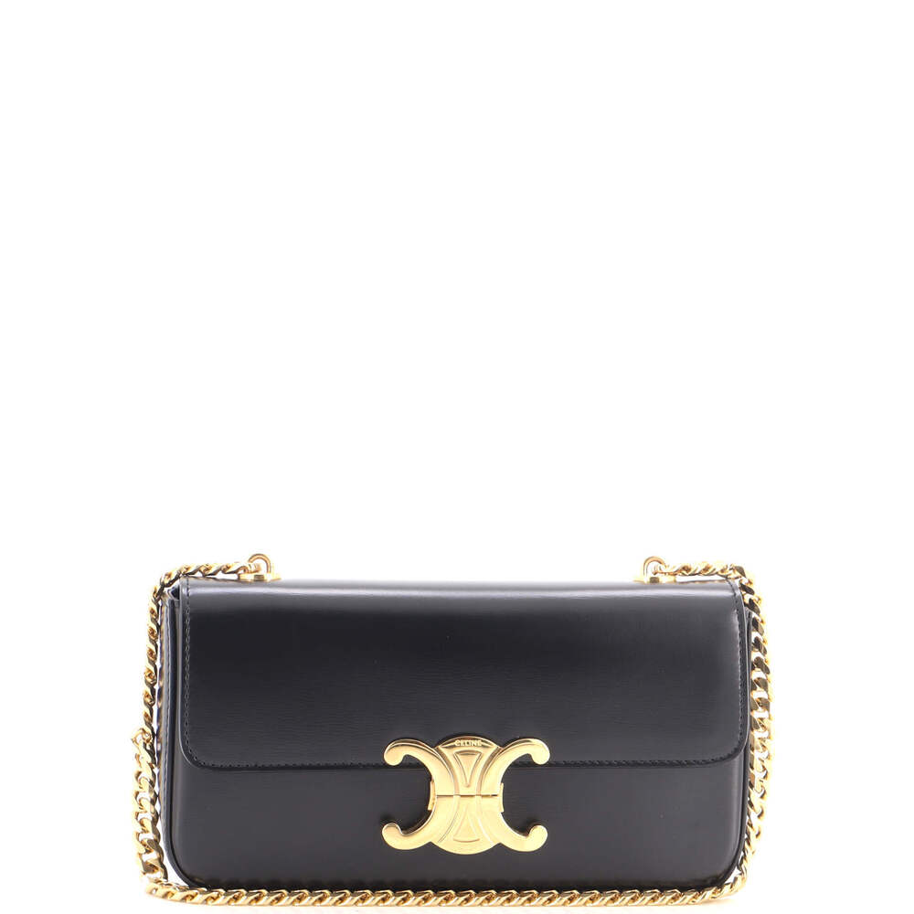 Celine Small Triomphe Chain Shoulder Bag